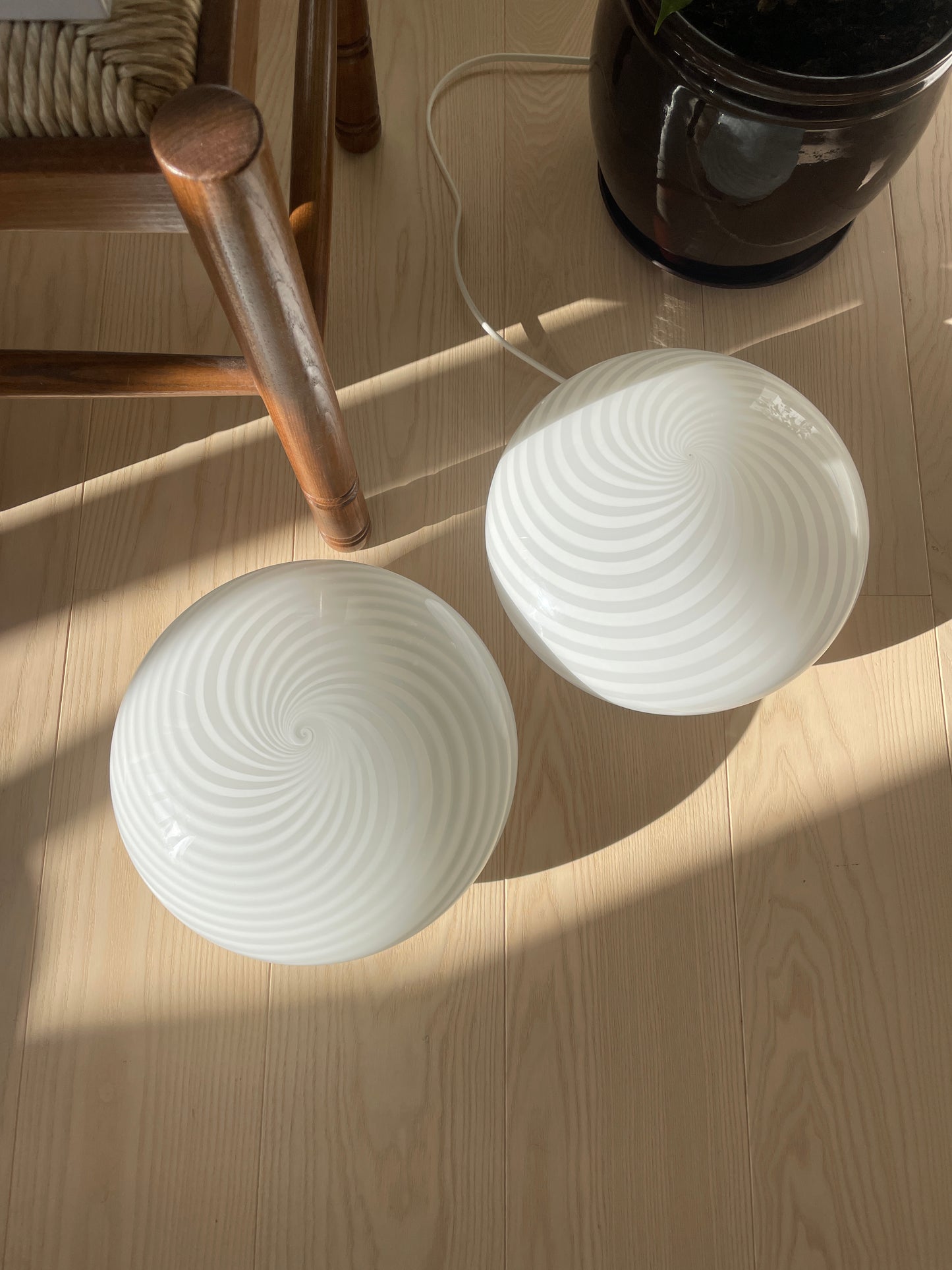Klassisk vintage Murano plafond, 30 cm