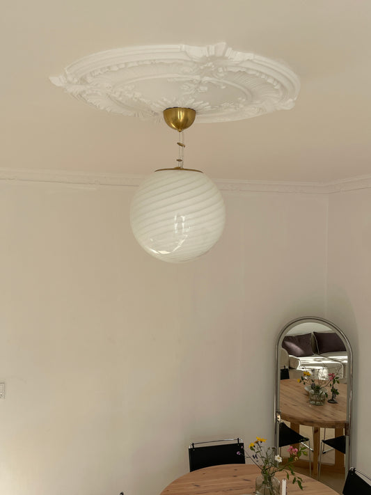 Klassisk rund Murano pendel, 30 cm (på forespørgsel)