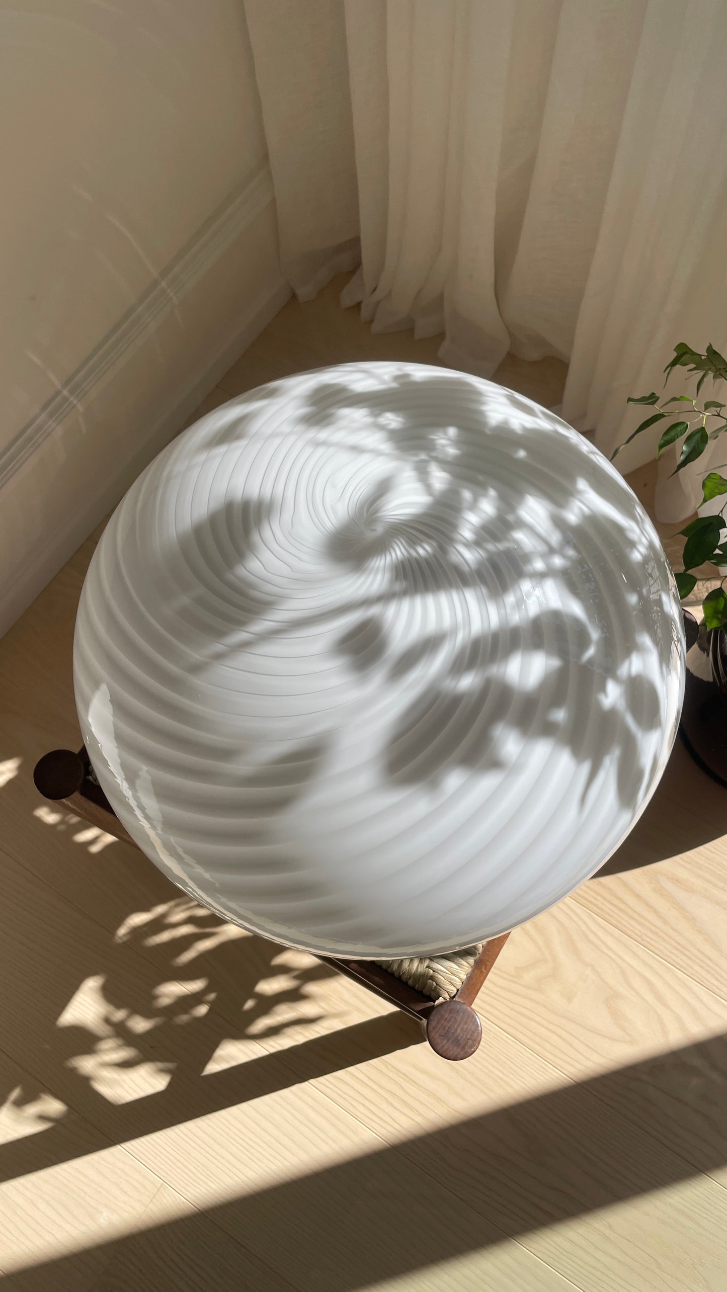 Klassisk vintage Murano pendel, 40 cm