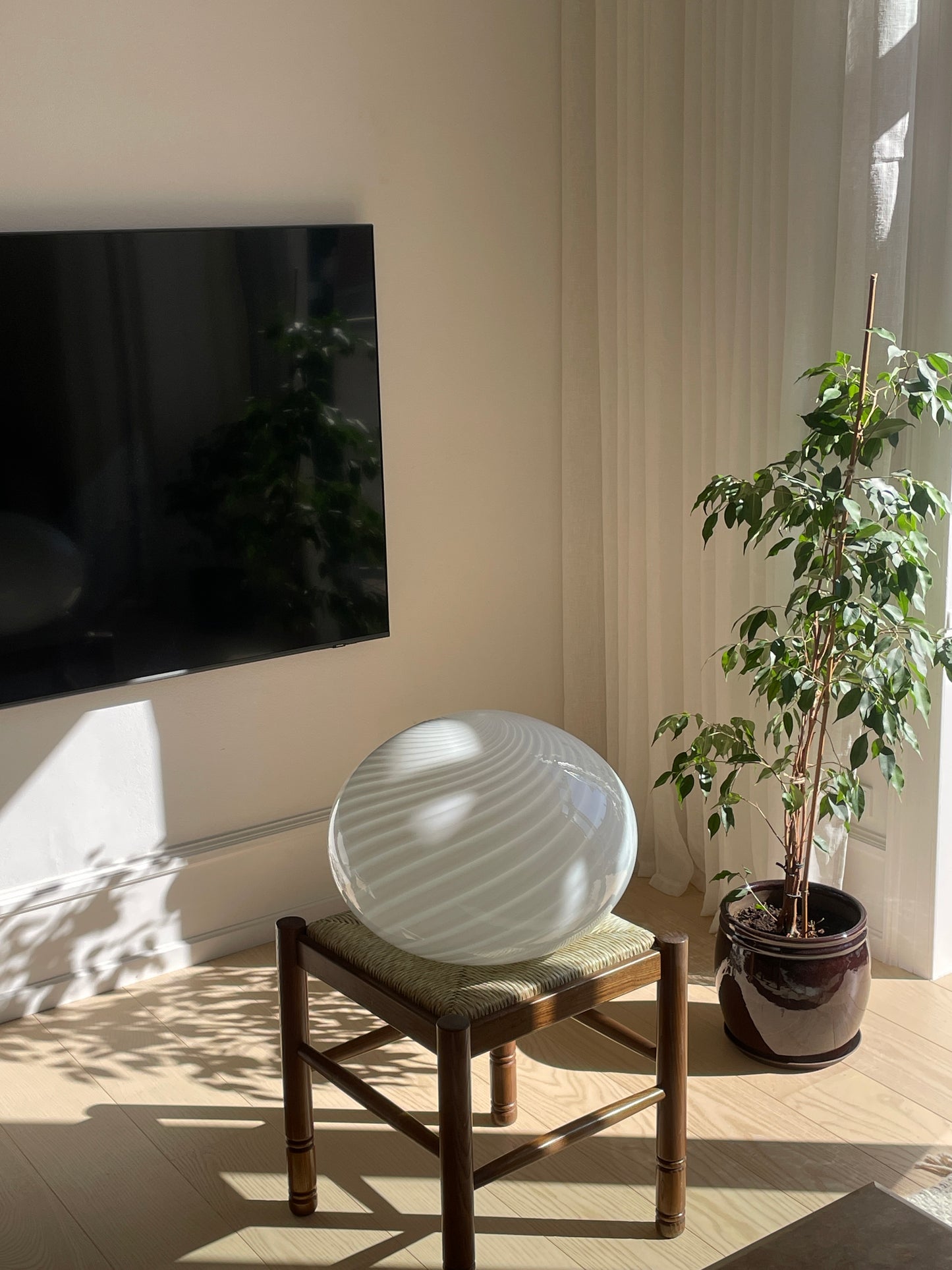 Klassisk vintage Murano pendel, 40 cm
