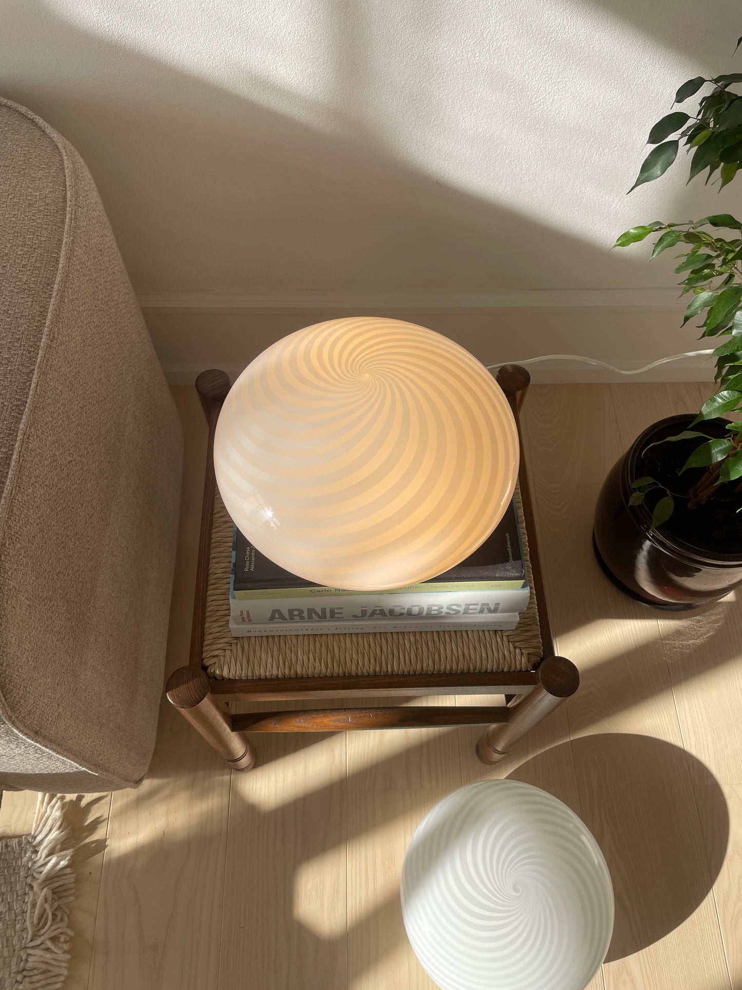 Klassisk vintage Murano plafond, 30 cm
