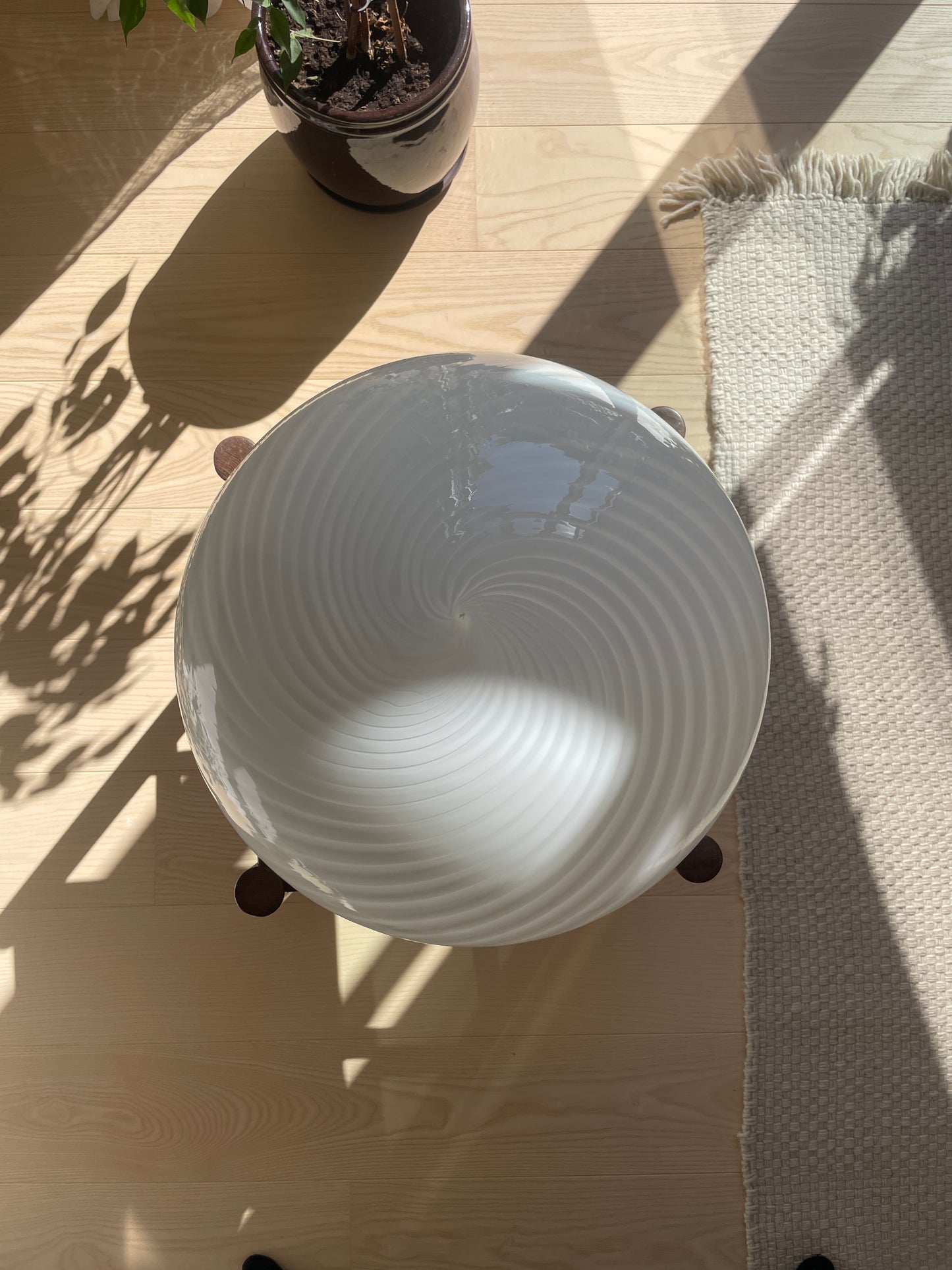 Klassisk vintage Murano pendel, 40 cm