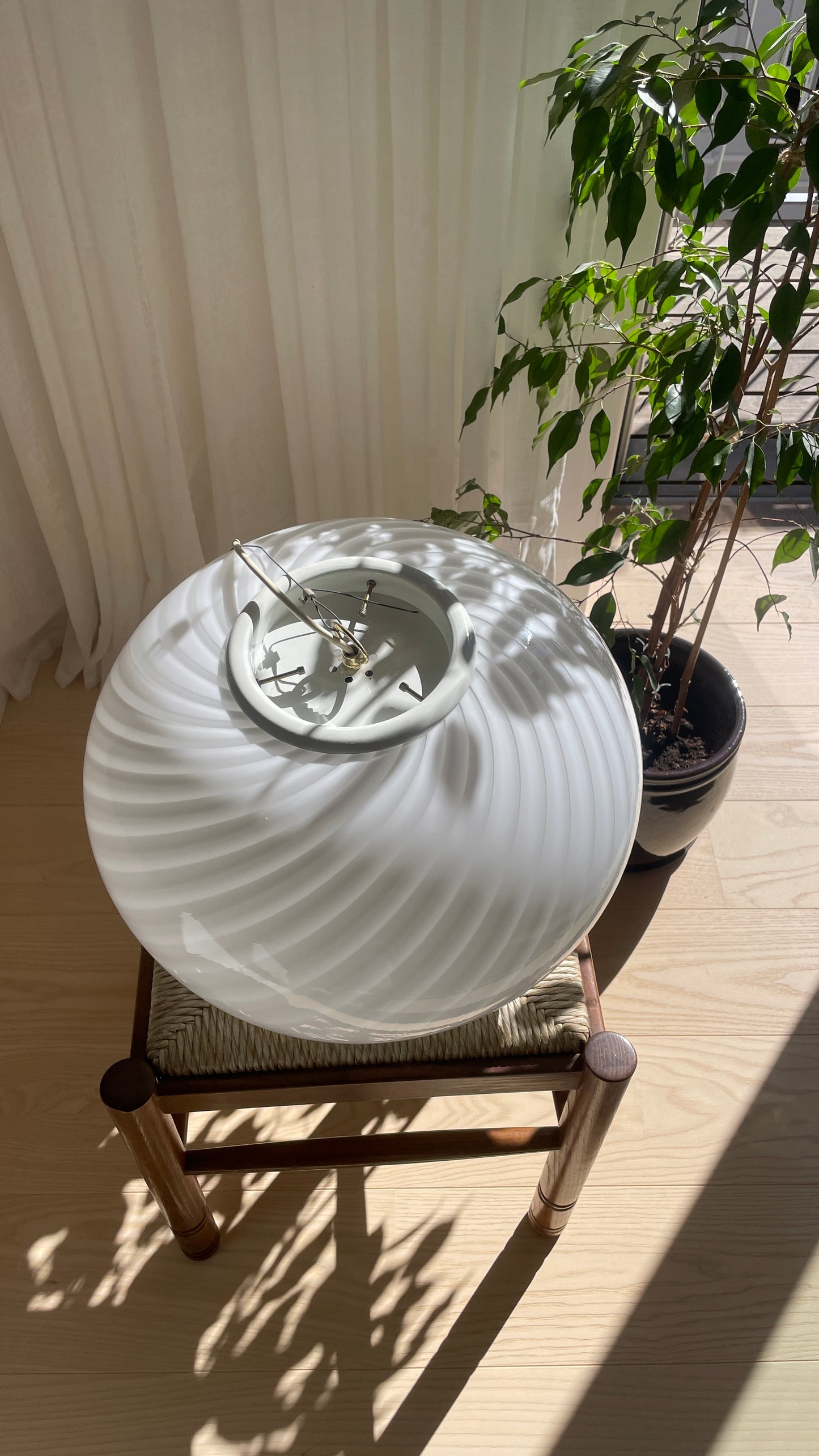 Klassisk vintage Murano pendel, 40 cm