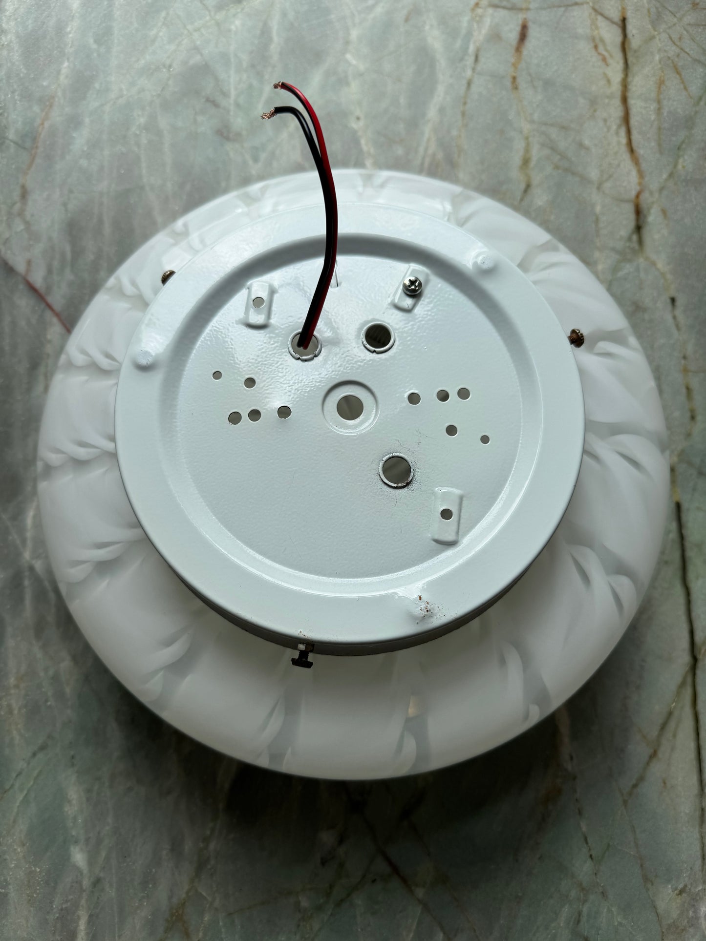 Vintage Murano peacock plafond, 30 cm