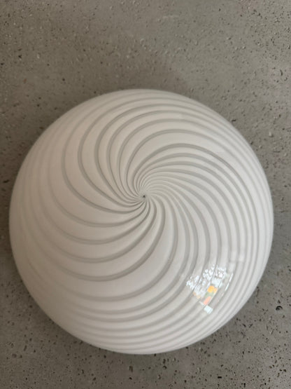 Klassisk vintage Murano plafond lampe, 30 cm