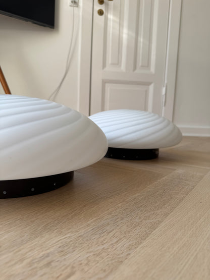 White vintage Murano ceiling lamp, 36 cm