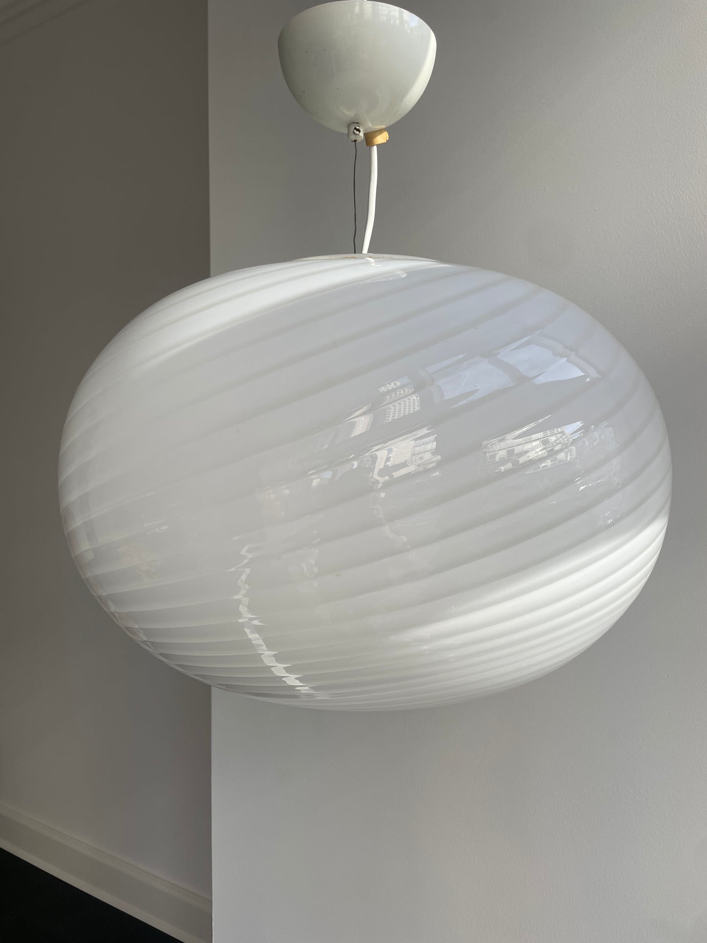 Huge classic vintage Murano pendant lamp, 45 cm