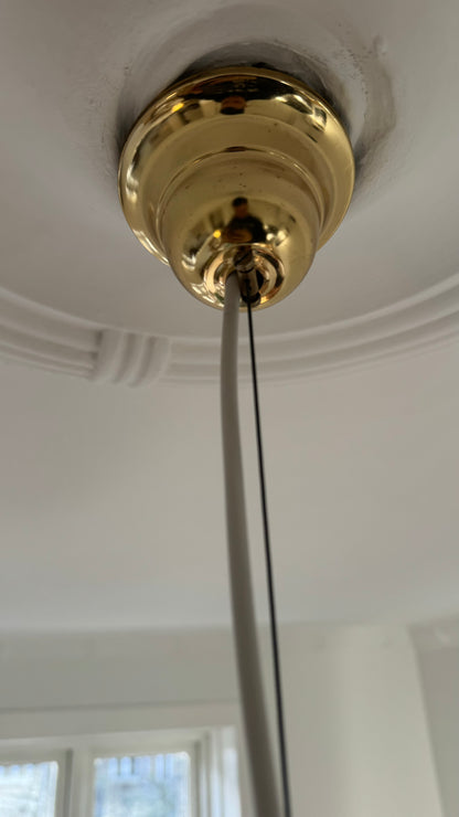 White classic Murano pendant lamp, 40