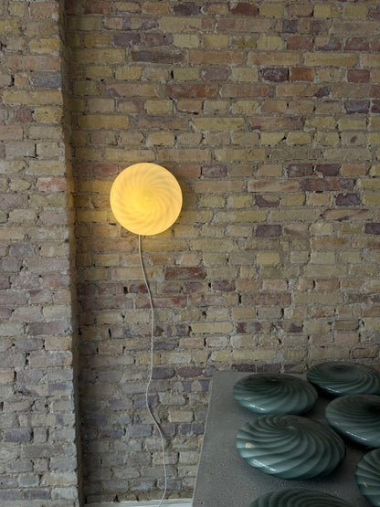 Mørkegrøn Murano plafond, 30 cm