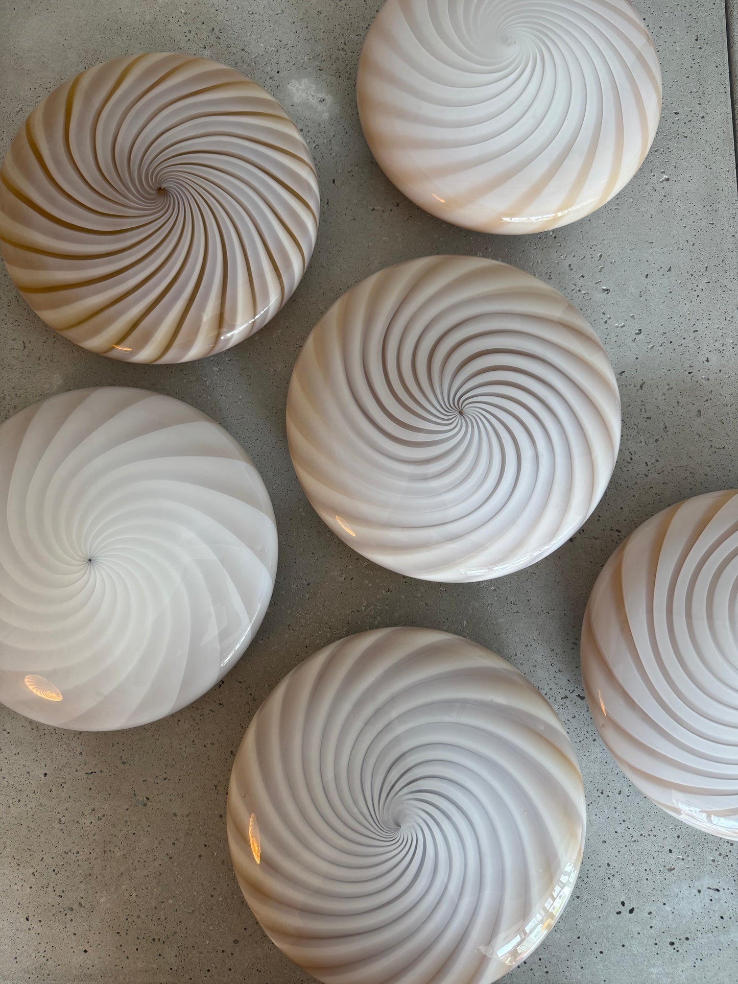 Cappuccino Murano plafond, 30 cm