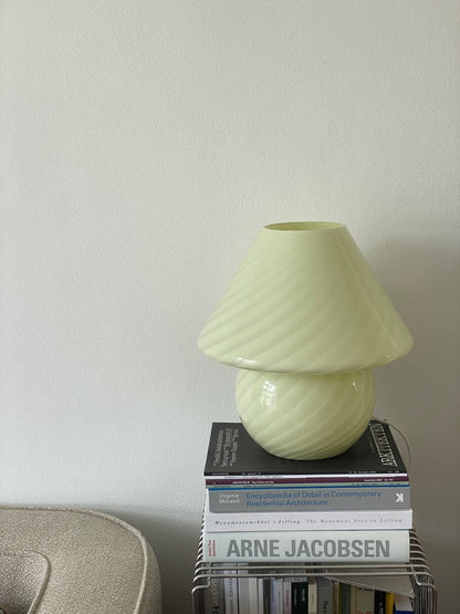 Most beautiful large pistachio green mushroom, 38 cm