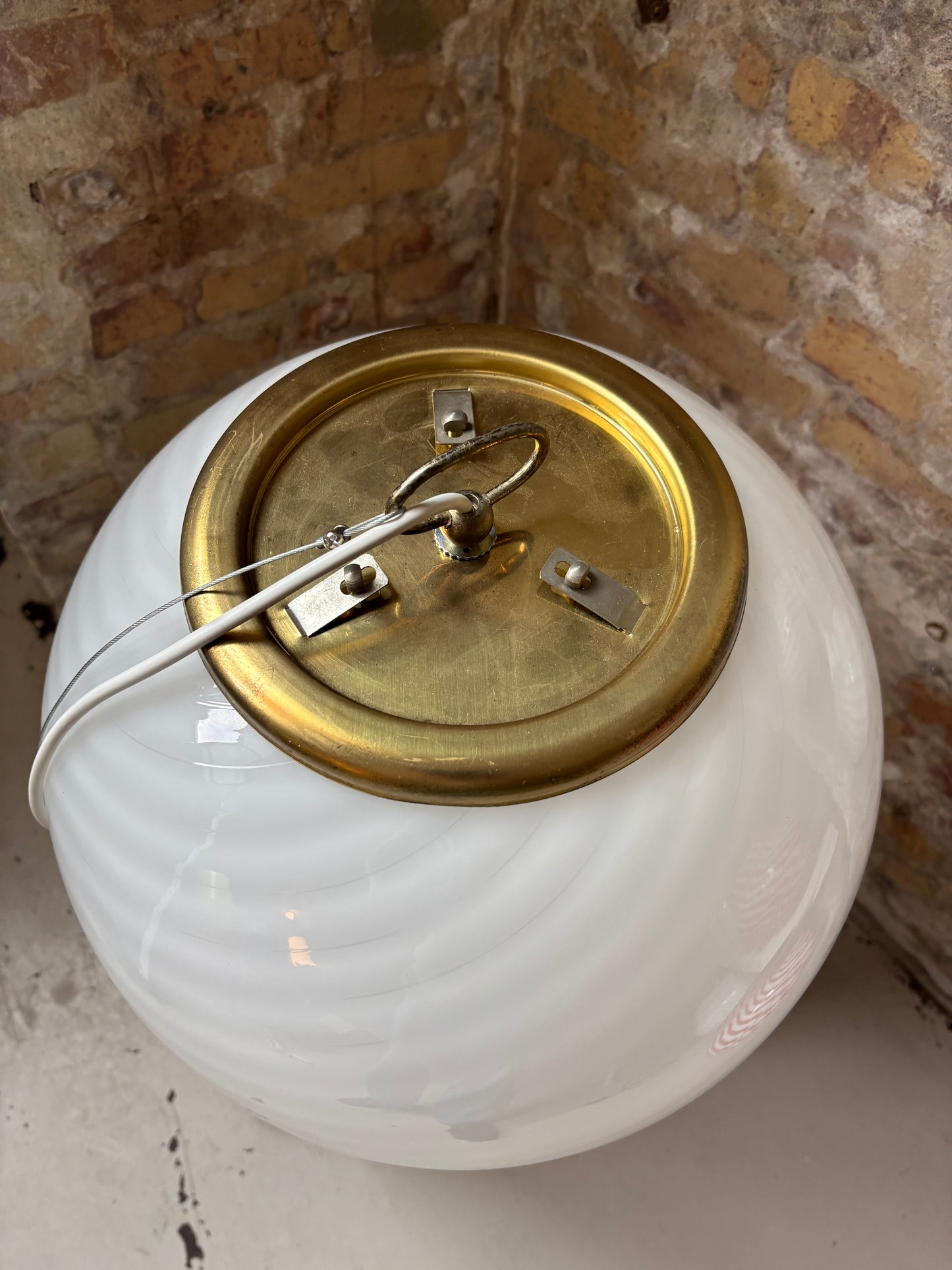 Stor murano pendel, 40 cm