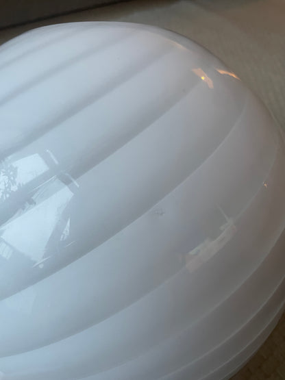 Klassisk rund Murano pendel, 30 cm