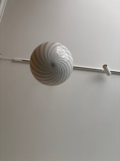 Pannacotta Murano pendant, 20 cm