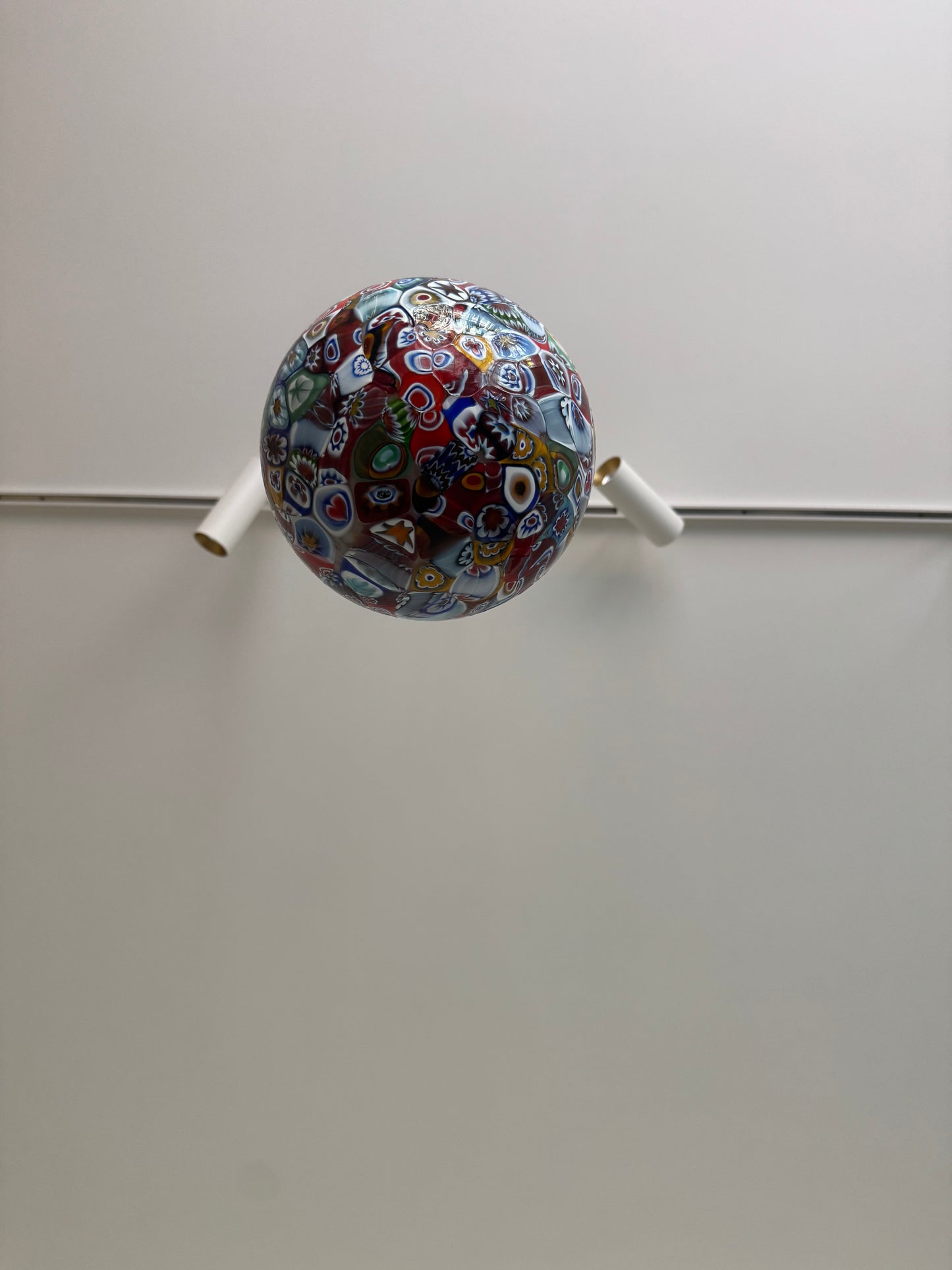 Klassisk murrina mosaik Murano pendel, 20 cm