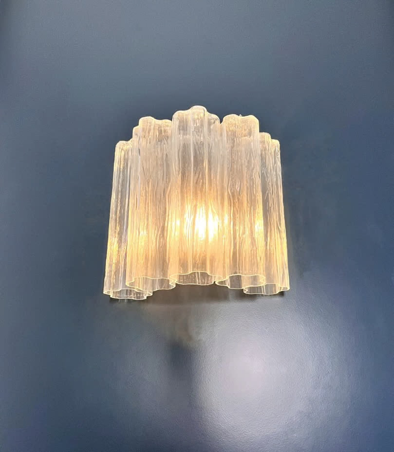 Væglampe | Tuber | Klart glas