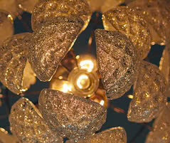 Murano lysekrone | Blade/kogler | 52 glas | Klart glas