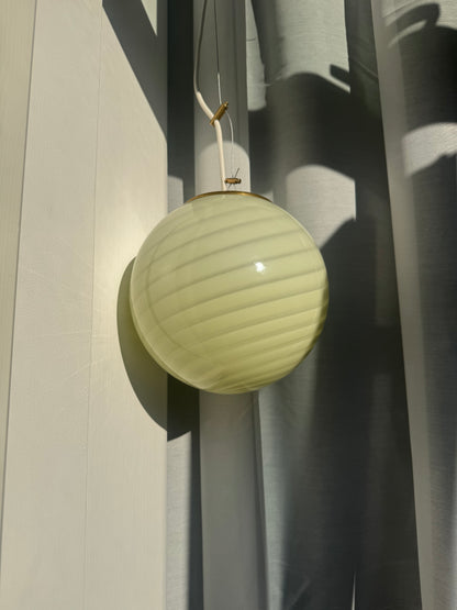 Pistaciegrøn Murano pendel, 20 cm (Én tilbage)