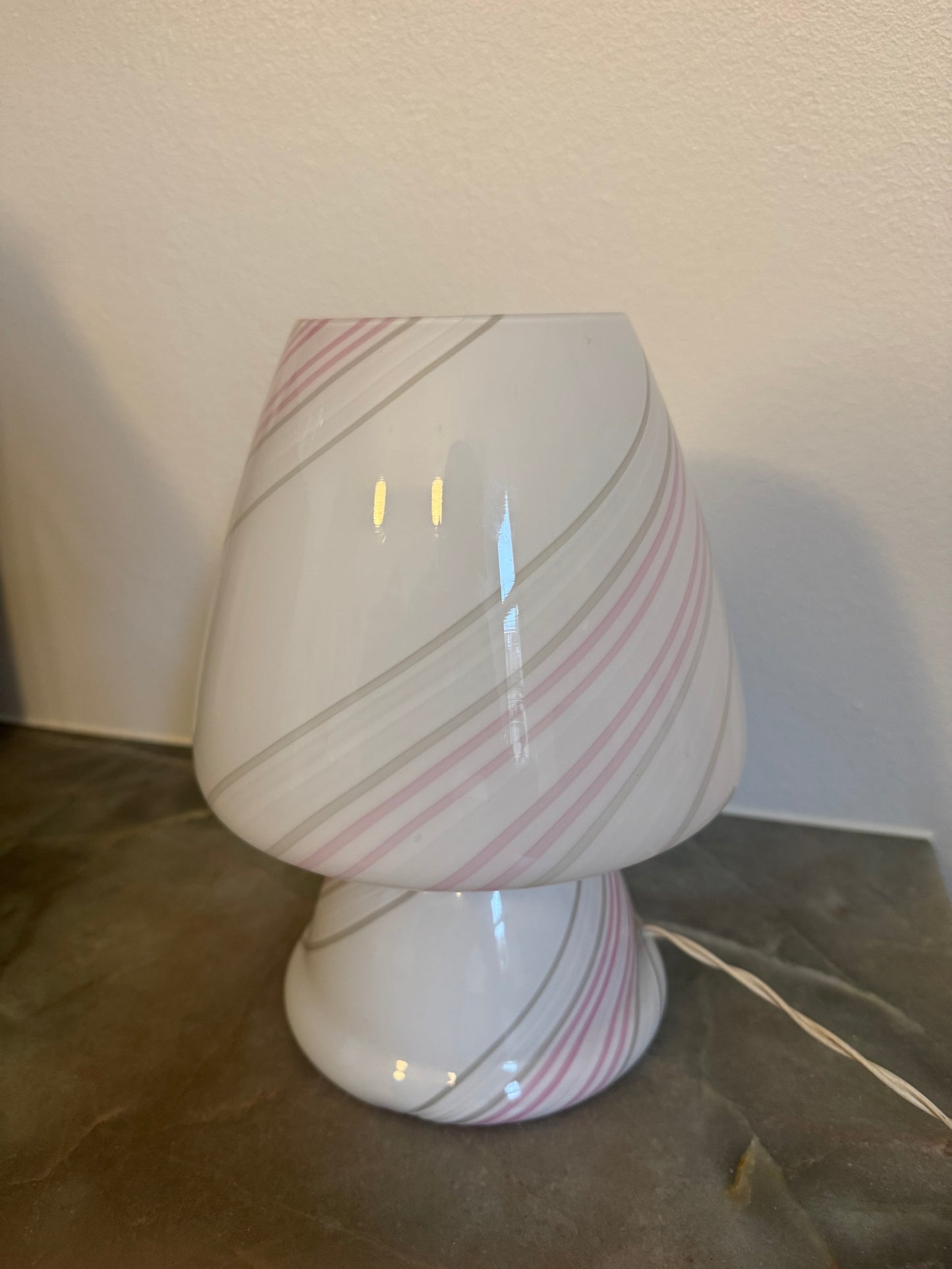 Elegant Murano mushroom, 26 cm