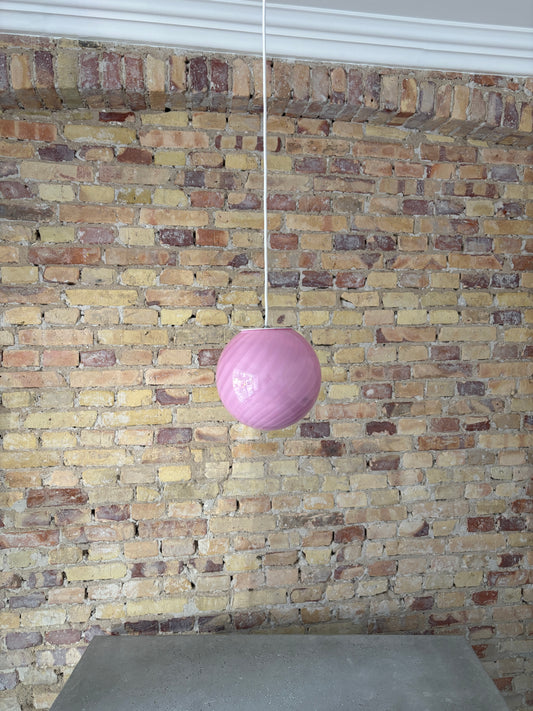 Bubblegum Murano pendel, 20 cm