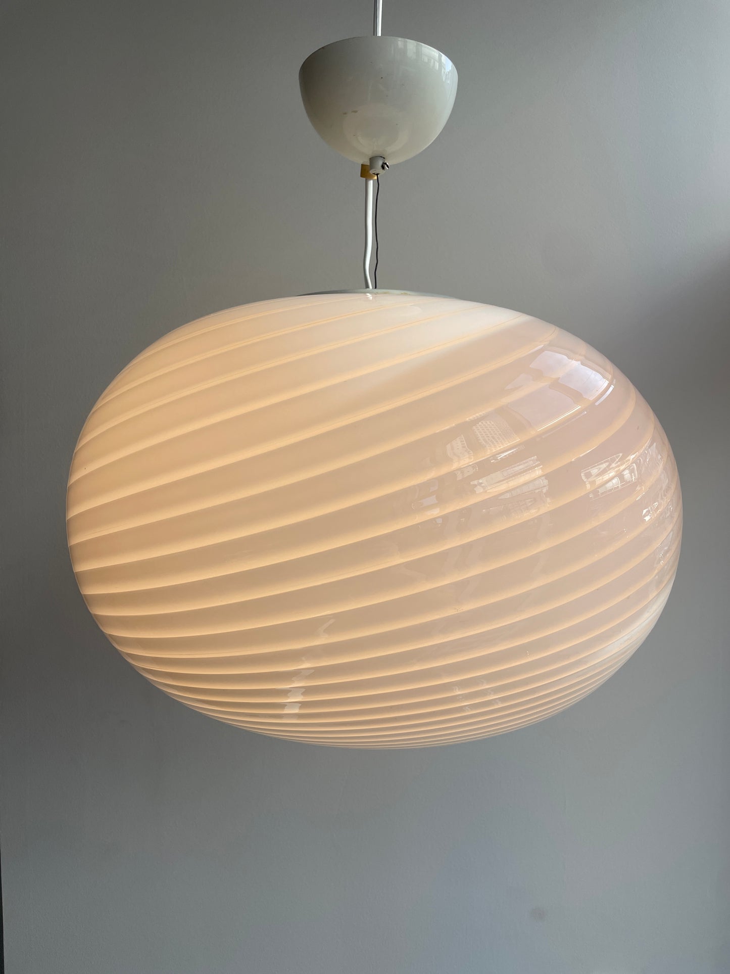 Huge classic vintage Murano pendant lamp, 45 cm