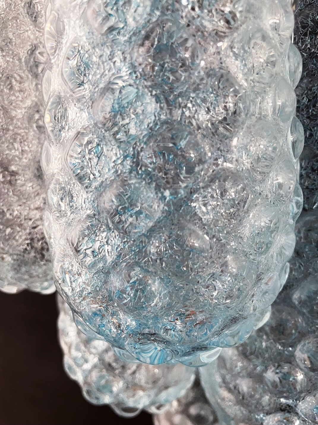 Murano wall lamp | Drops | Blue