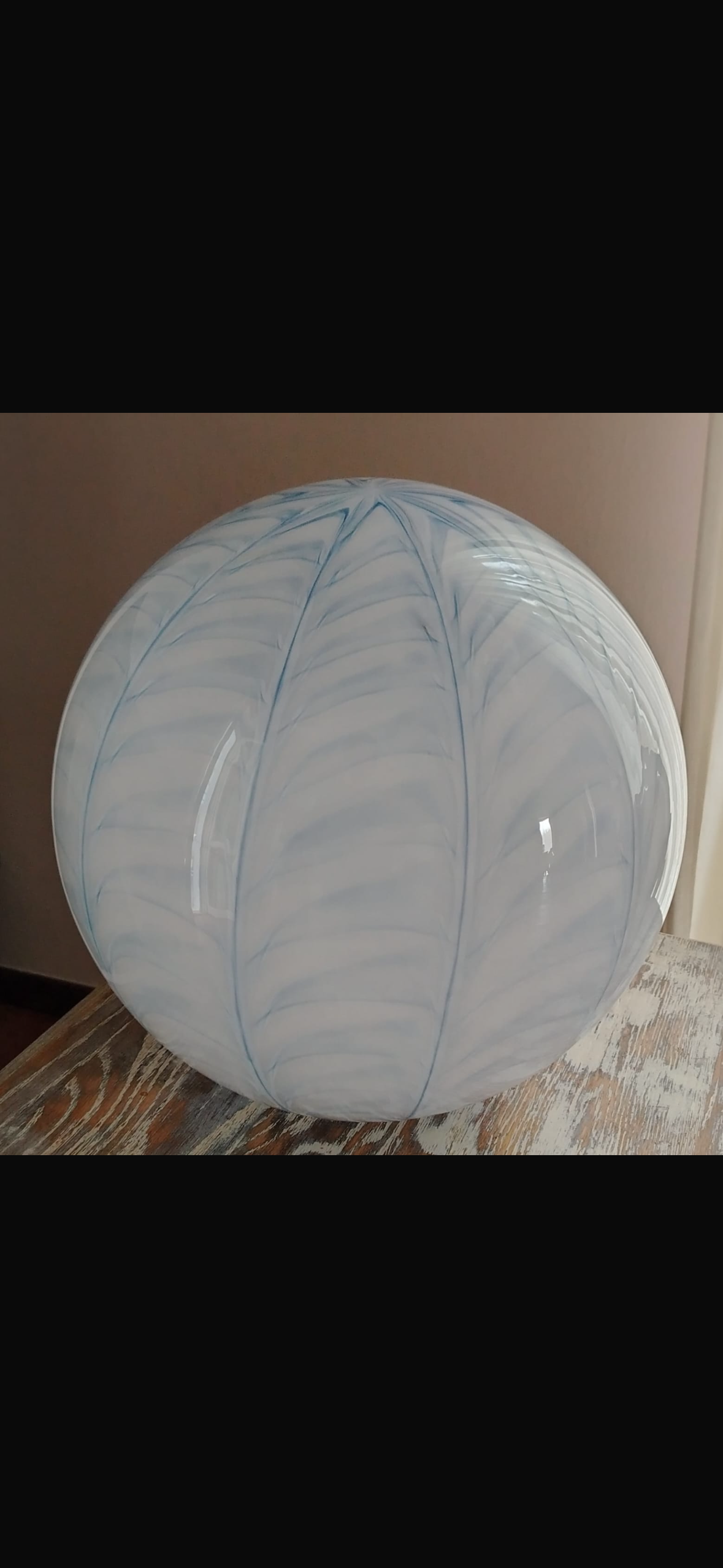 Murano D40 blue peacock