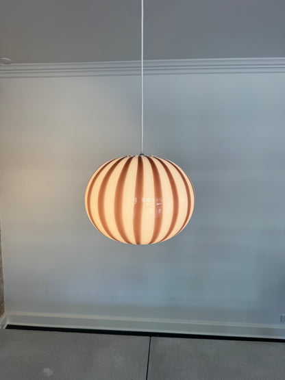Lavendel candy Murano oval pendel, 33 cm