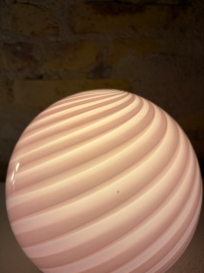 Bubblegum Murano pendel, 20 cm - 2. sortering