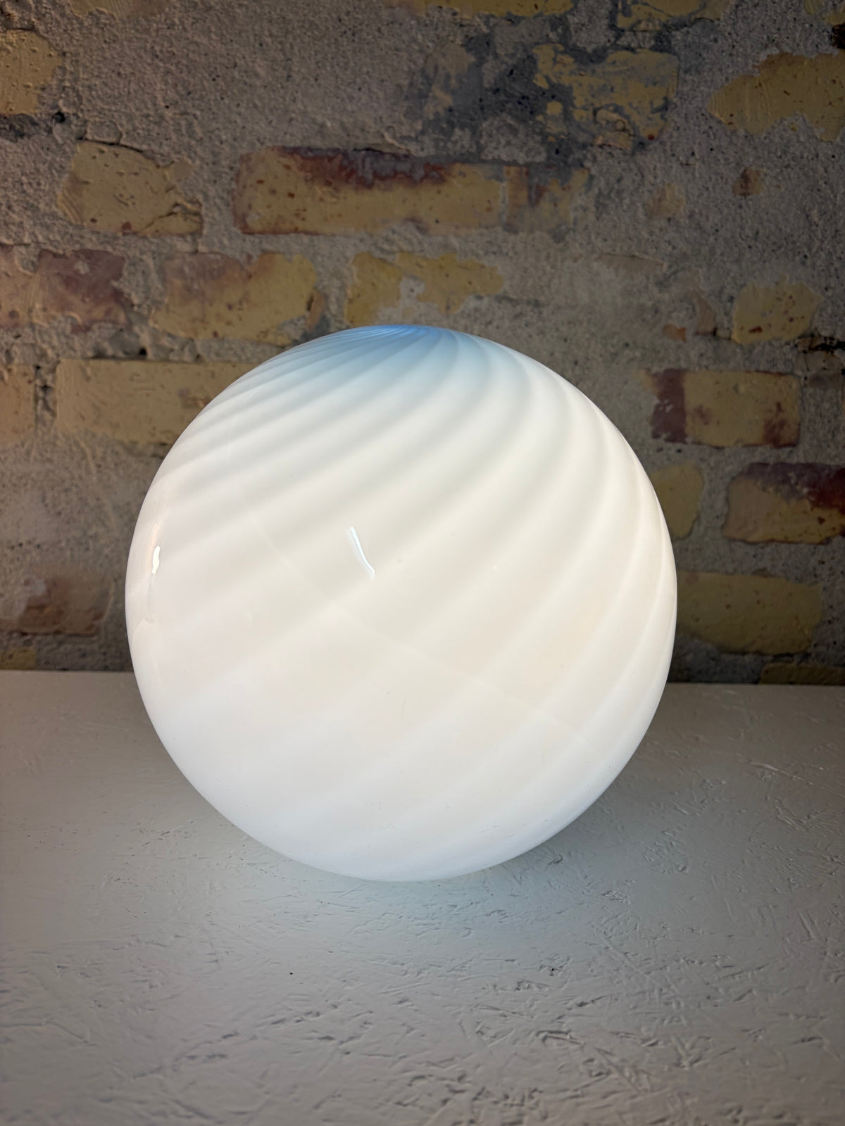 Lyseblå Murano pendel, 20 cm - 2. sortering