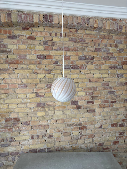 Pannacotta Murano pendel, 20 cm