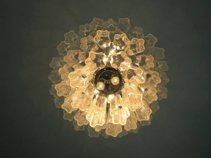 Murano lysekrone | Tuber | 48 glas | Klart glas