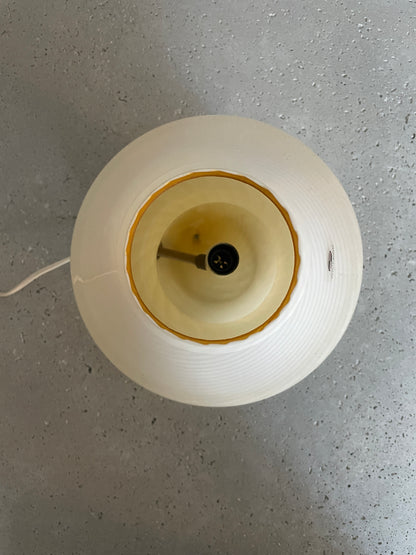 Murano mushroom with cream swirl, 27 cm