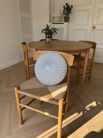 Murano ceiling lamp in shades of grey, 38 cm