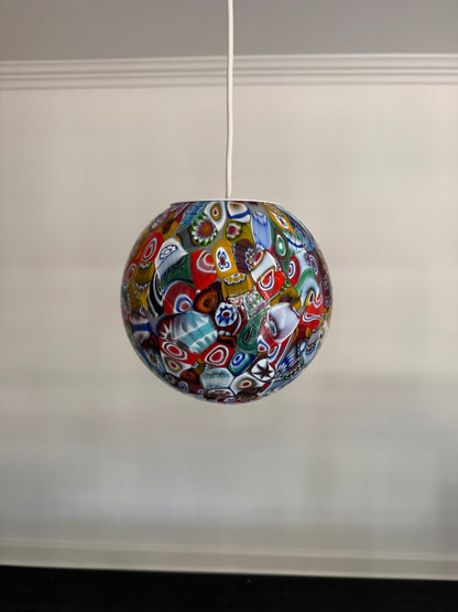 Klassisk murrina mosaik Murano pendel, 20 cm