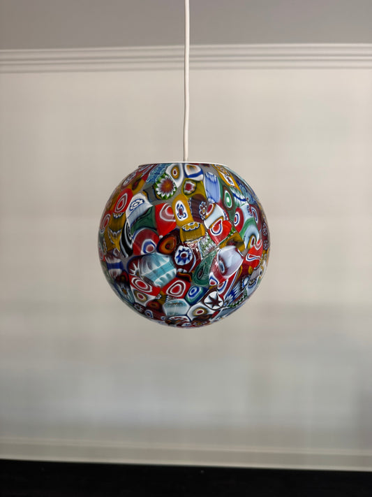 Klassisk murrina mosaik Murano pendel, 20 cm