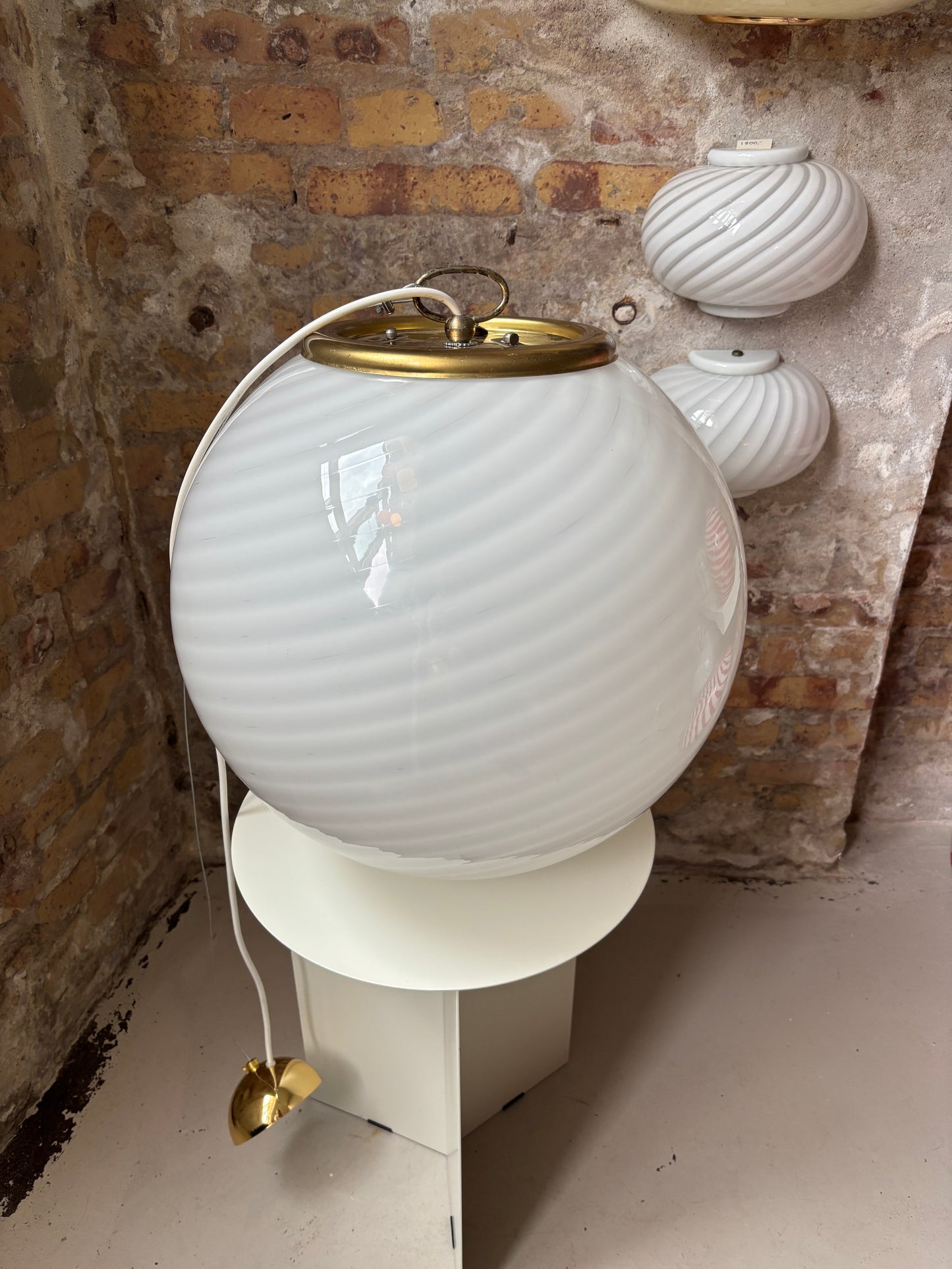 Stor murano pendel, 40 cm