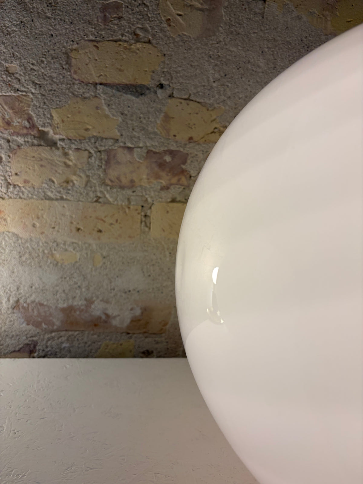 Oval lyserød candy Murano pendel, 40 cm - 2. sortering