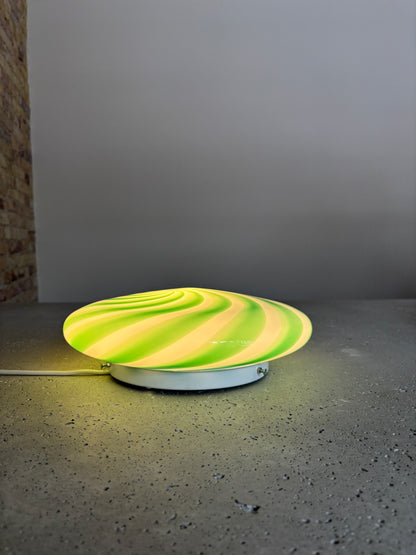 Grøn Murano plafond, 30 cm