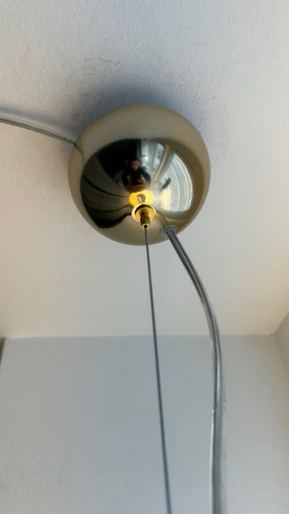 Murano pendant in yellow swirl, 40 cm