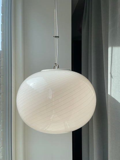 Murano pendant with thin elegant swirl, 40 cm