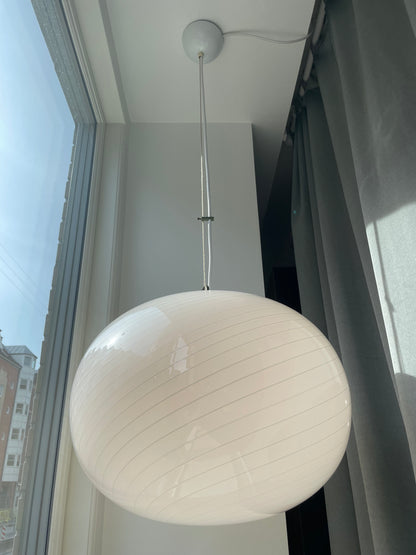 Murano pendant with thin elegant swirl, 40 cm