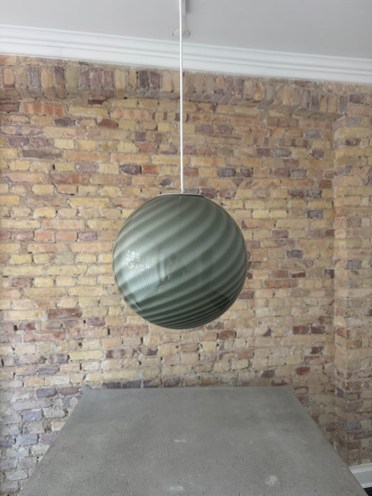Lime grøn Murano pendel, 30 cm