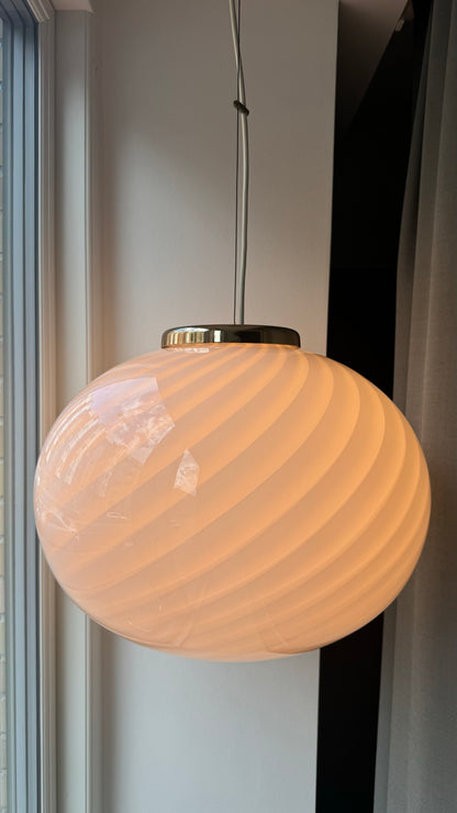 Murano pendant with pink hue, 40 cm