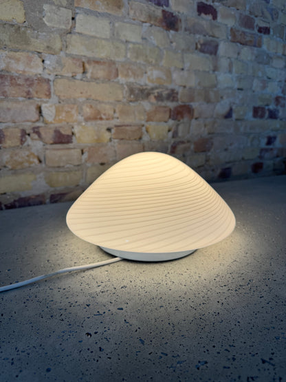 Hvid vintage Murano plafond lampe, 30 cm