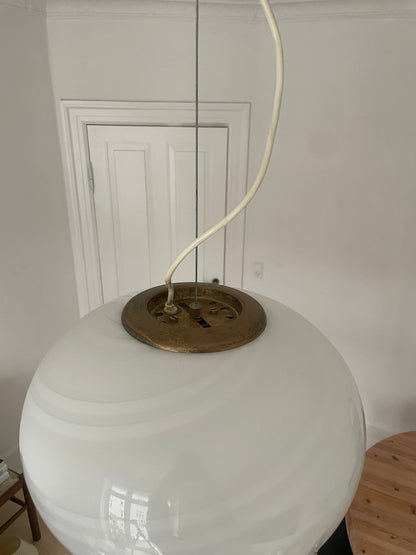 White elegant and rare Murano pendant, 40 cm