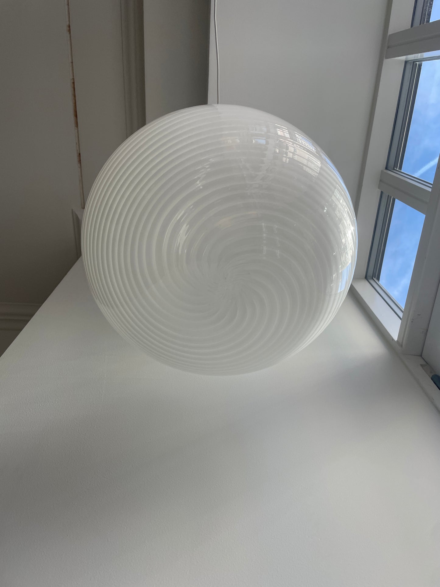 Huge classic vintage Murano pendant lamp, 45 cm