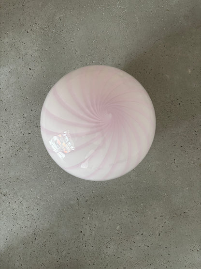 Lyserød Murano pendel, 30 cm