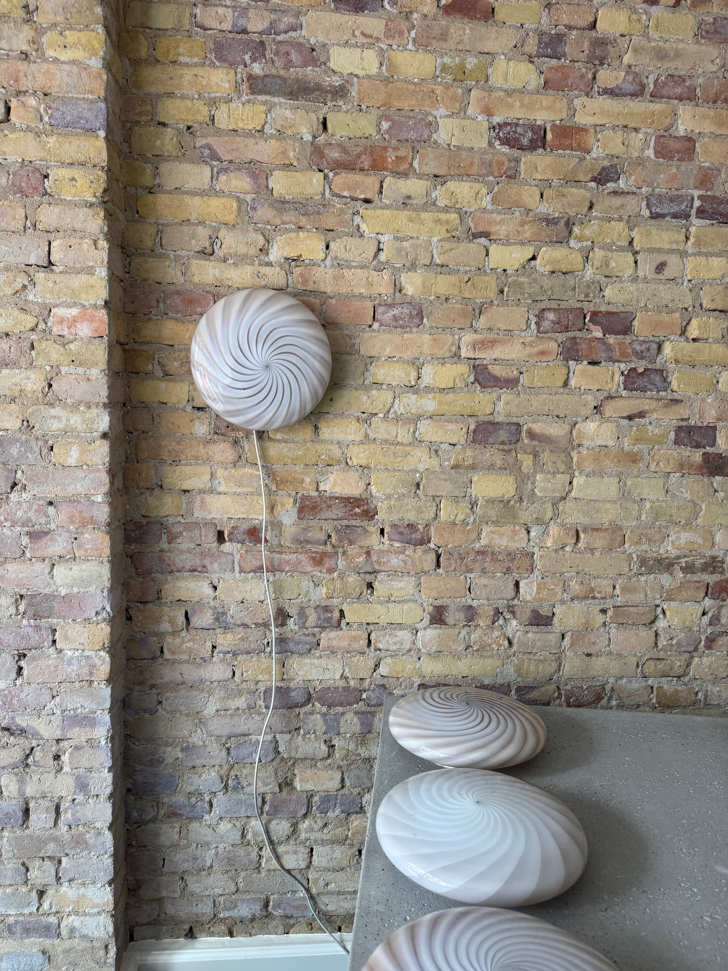 Cappuccino Murano plafond, 30 cm