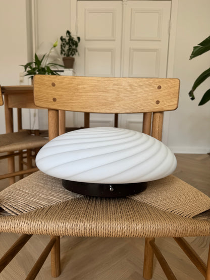 White vintage Murano ceiling lamp, 36 cm